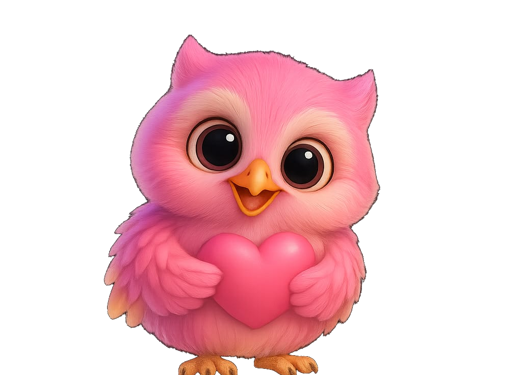 Pink Owl mascot